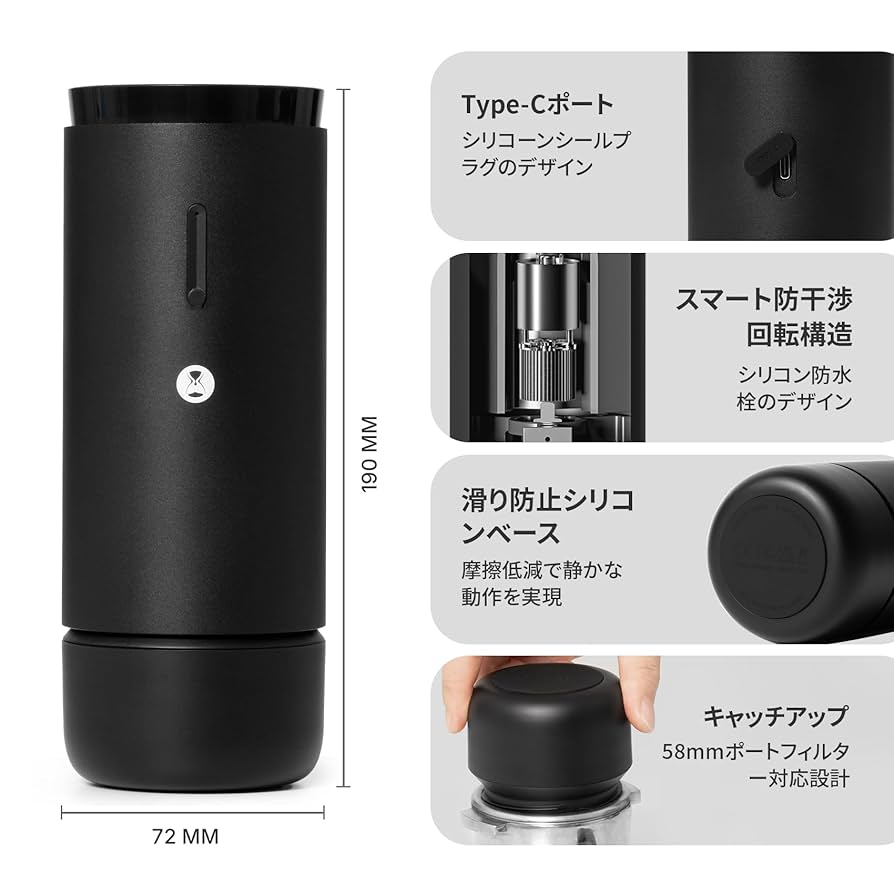 Amazon.co.jp: TIMEMOREコーヒーミル電動タイムモアコーヒー